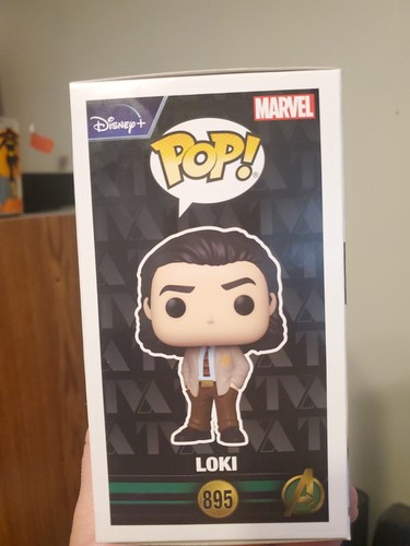 Funko Pop! Marvel Studios Loki #895 Bobble-Head Vinyl Figure Tom Hiddleston NEW - Picture 2 of 6