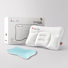 Toddler Pillow with Pillowcase, Breathable  Cozy Machine Washable Kids Pillo...