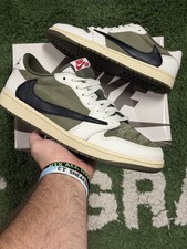 Size 10M/11.5W - Jordan 1 Retro Low OG SP Travis Scott Medium Olive DM7866-200 P