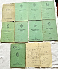 IRSE Green Books  x 9  Institute of Railway Signalling Engineers. Rare & Symbols