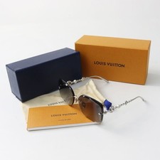 Louis Vuitton 2026SS LV Jewel Pearl Square Sunglasses 62 15 Gray Gradient