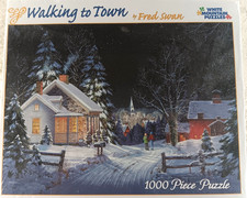Walking to Town 1000 Piece Jigsaw Puzzle by White Mountain NEW