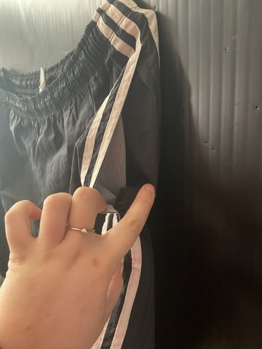 Adidas maglia corta a righe nera taglia grande - Foto 7 di 11