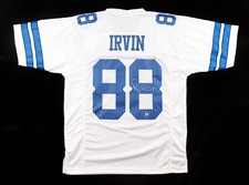 CAMISETA DE LOS DALLAS COWBOYS FIRMADA POR MICHAEL IRVIN CERTIFICADO DE AUTENTICIDAD BECKETT