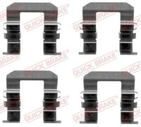 Quick Brake ZubehöRsatz, Scheibenbremsbelag 109-1704 FüR Chevrolet Hyundai