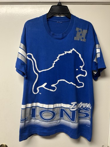 Vintage Detroit Lions 1994 Salem Sportswear Double Sided Tee XL