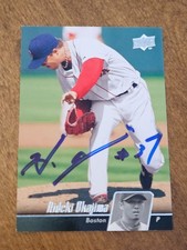 2010 Upper Deck HIDEKI OKAJIMA Red SOX In-Person Signed  AUTO