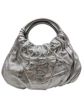 COCCINELLE Borsa a Mano Donna Argento Casual