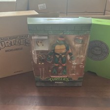 NEW Super7 Teenage Mutant Ninja Turtles Ultimates MICHELANGELO 7 Action Figure