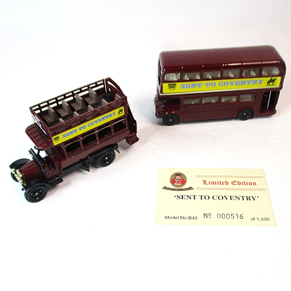 Colección de autobuses clásicos Oxford Die-Cast edición limitada - en caja con certificado de autenticidad - Coventry Foto 2 de 4