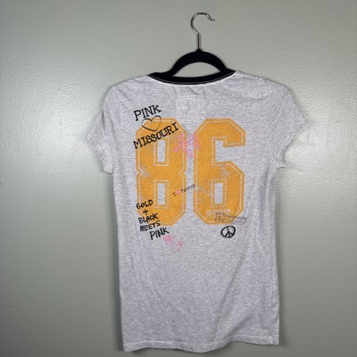 Victoria s Secret PINK Jones & Mitchell Mizzou Missouri Tigers Vneck Size Medium