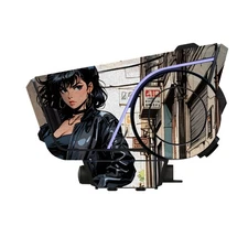 For Sena 60S Protection Sticker Decal AI14 Bad Girl Comic