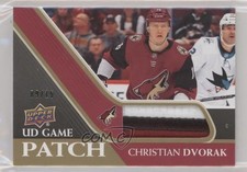 2020-21 Upper Deck UD Game Jersey Patch 9/15 Christian Dvorak #GJ-CD Patch 0c3