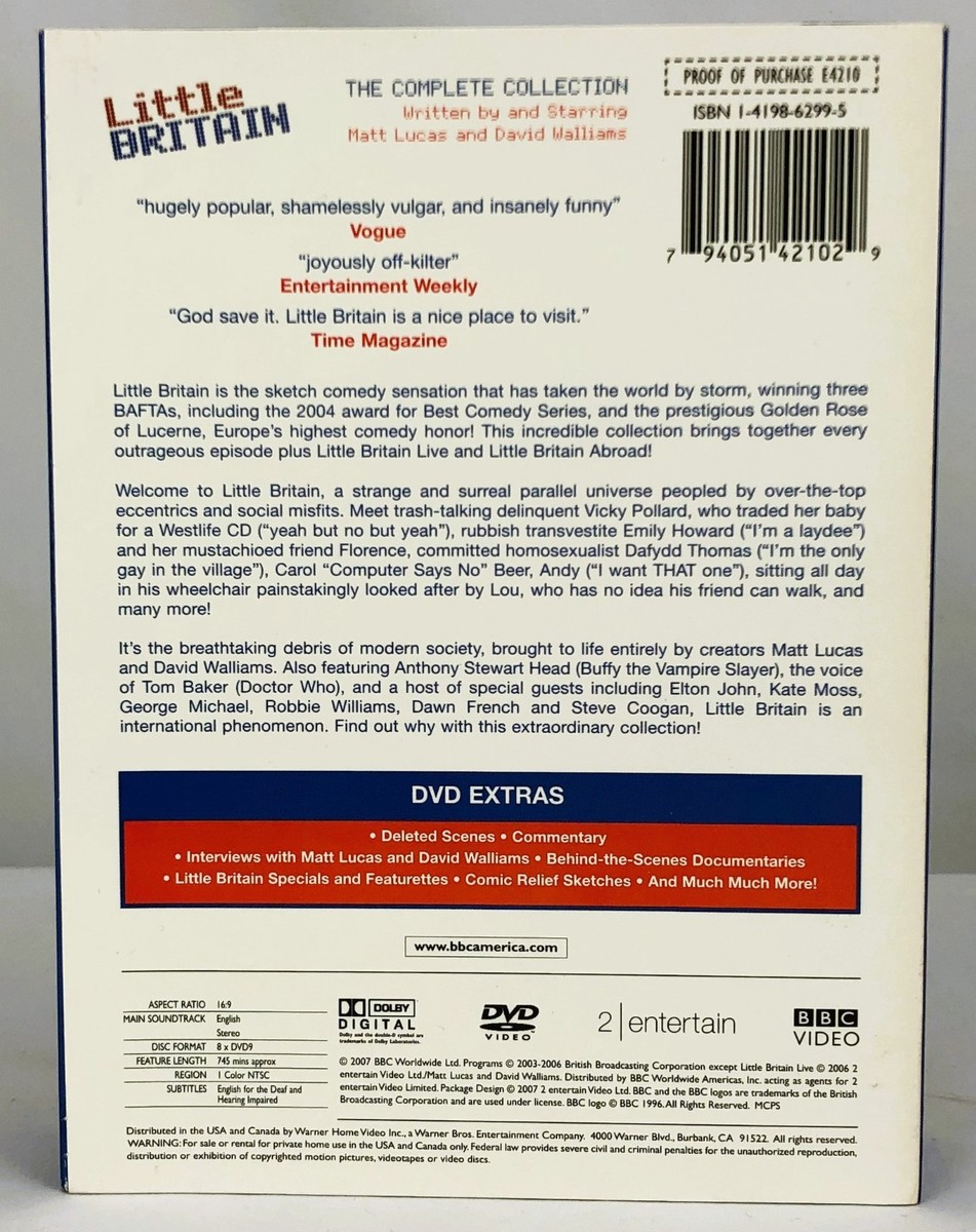(未使用･未開封品)Little Britain: Complete Collection [DVD] Little Britain - The Complete Collection (DVD, 2007, 8-Disc