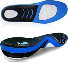 PLANTAR FASCIITIS RELIEF SHOE INSOLES, ARCH SUPPORT Large Men 8-12/Women 9-13