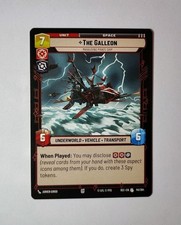 Star Wars Unlimited: Secrets Of Power- The Galleon UNCOMMON #141 w/2 BONUS cards