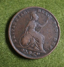 Great Britain - Penny 1834 - George IV, Copper Britannia Coin