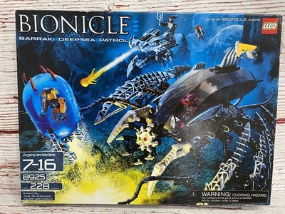 New 2007 LEGO BIONICLE: Barraki Deepsea Patrol 8925 Building Toy FACTORY SEALED