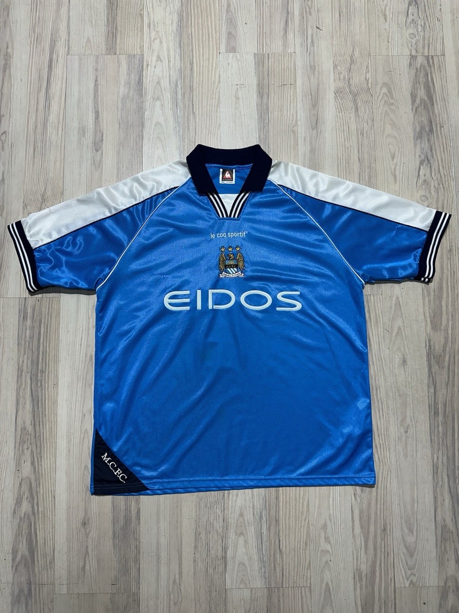 ルコック ユニホーム　Manchester City Home 99/00 ルコック ユニホーム Manchester City Home 99/00 - メルカリ