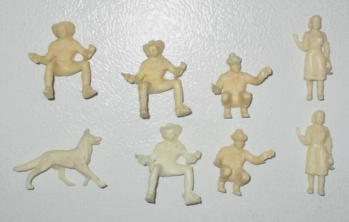 Stuart 1950s-1960s Roy Rogers, Dale Evans, Pat Brady and Bullet Figures