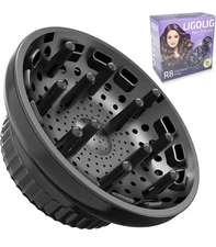 Hair Dryer Universal Diffuser Attachment for 1.4-inch to 2.4- inch Curly Wavy