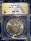 1884-O/O Morgan Dollar, VAM-10 O/O - Hot 50 Silver Dollar