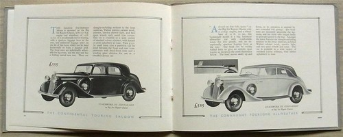 VAUXHALL BIG SIX Car Sales Brochure Sept 1935 #596A/9/35 Wingham TICKFORD+ - Picture 5 of 5