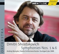 Audio Cd - Dmitri Shostakovich - Symphonies Nos. 1 & 6 - Swrmusic -D- Neu