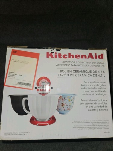 KitchenAid 5-Quart Confetti Sprinkle Drop Ceramic Bowl Fits 4.5 & 5-Quart Rare - Picture 8 of 9