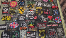 25 lot Random Mix High quality Sew / Iron on Patches Vintage Patches Embroidered