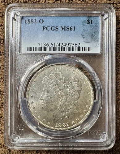 1882-O Morgan Silver Dollar • MS61 • PCGS