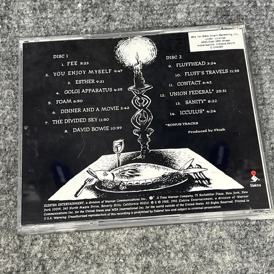 Phish - Junta (2-Disc CD Set) 1992 Electra Entertainment - Image 2 of 4