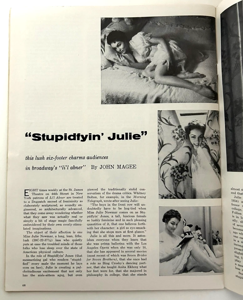VTG Escapade May 1957 Julie Newmar Marguerite Empey Dee Publ. Pinup Magazine VG Foto 3 de 3