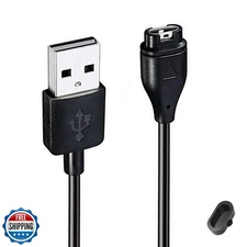 EXMRAT Compatible with Garmin Forerunner 245 Charger, Charging Cable + Black 