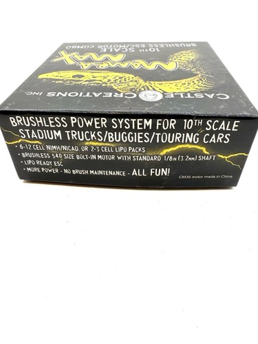 Vintage Castle Creations MAMBA MAX Brushless ESC/5700kv Motor Combo New In Box - Picture 2 of 5