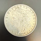1890 Morgan Silver Dollar $1 0.9 Silver Business Strike Philadelphia Mint KM#110