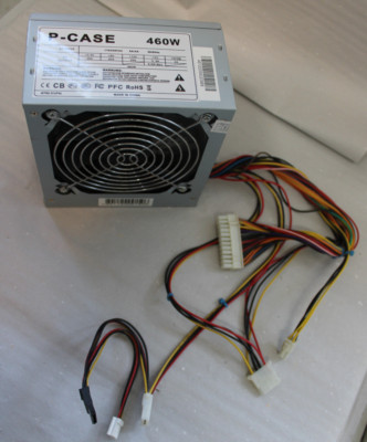 P-Case Power Supply  Netzteil 460W  230V PFC ATX2.01(P4)