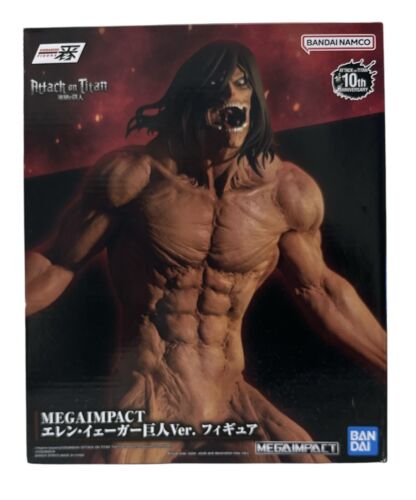 Neu ATTACK ON TITAN Eren Jaeger Mega Version Freedom Seeking Bandai Spirits - Bild 4 von 6
