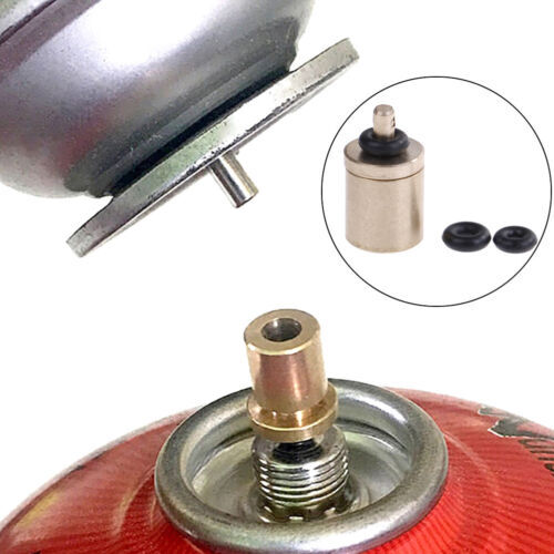 Cylinder Filling Butane Canister Gas Refill Adapter Copper Outdoor Camping *a5