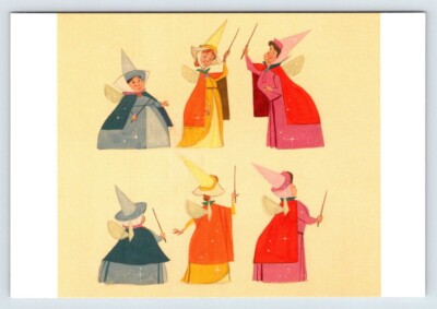 Sleeping Beauty Concept Art By Marc Davis Disney Studio Postcard AF547 d