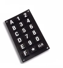 DIXIE NARCO 2145/5591 Bev Max, DN5000 RUBBER NUMBER PAD #W453-2 (8337)