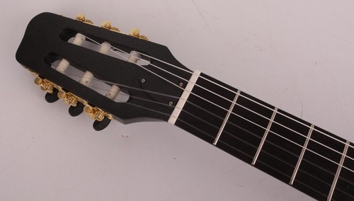 chitarra elettrica classica corda silenziosa nylon portatile da viaggio costruita in effetto - Foto 3 di 7