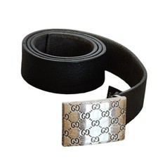 Gucci GG Black Logo Belt 90/36