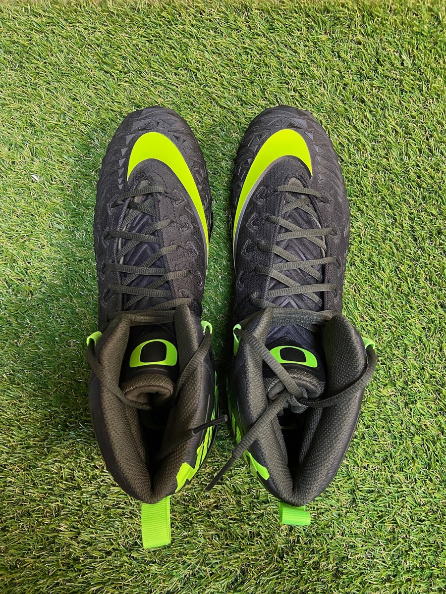 Nike Force Savage Pro Mid Oregon Ducks PE Promo Sample Cleats Mens 14 AQ9099-033 Nike Force Savage Pro Mid Oregon Ducks PE Promo Sample  main image 4