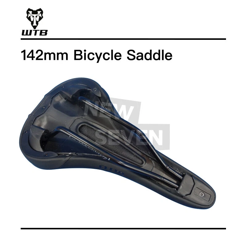 Nuevo WTB VOLT Medio (142 mm de ancho) Asiento de Bicicleta Negro Acero Sillín de Bicicleta Foto 3 de 4