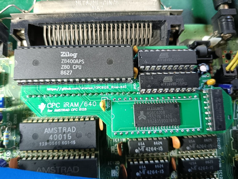 EXPANSIÓN DE MEMORIA IRAM 640KB PARA AMSTRAD CPC 6128 - 640KB ACTUALIZACIÓN RAM Foto 3 de 4