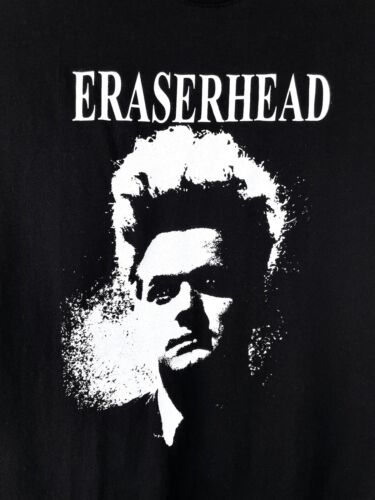 Vintage Eraserhead Horror Movie Promo David Lynch T-Shirt Size L Black - Picture 3 of 16