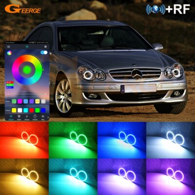 For Mercedes Benz CLK CLASS W209 C209 A209 Multi Color RGB LED