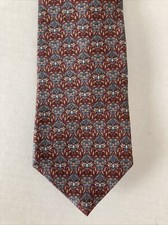 Bert Pulitzer Men's Necktie Tie All Silk Abstract Made in USA Slim
