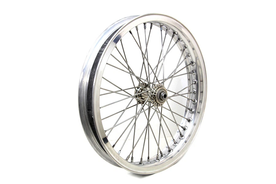 Réplica 1937-1952 Harley Davidson WR 18" WR carrete delantero rueda aleación Foto 4 de 4